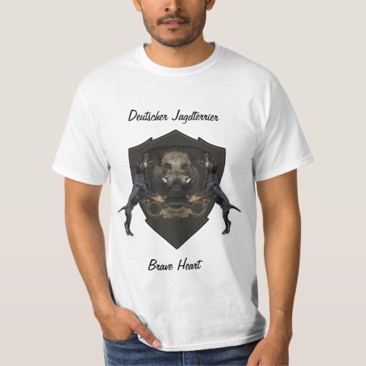T-Shirt allemand de chasse Terrier (Jagdterrier) (Devant)