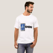 T-shirt Allemand de l'Est avec le timbre de la RDA (Devant entier)