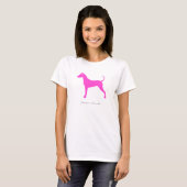 T-shirt allemand de Pinscher (version naturelle (Devant entier)
