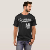 T-shirt allemand de style de base-ball (Devant entier)
