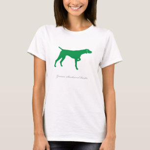 T-shirt allemand d'indicateur aux cheveux courts