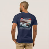 T-shirt allemand d'U-Bateau (Dos entier)