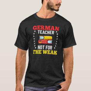 T-shirt Allemand Enseignant Allemagne Drapeau Étudiant en