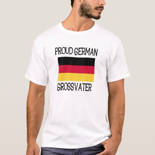 T-shirt Allemand fier Grossvater (Devant)