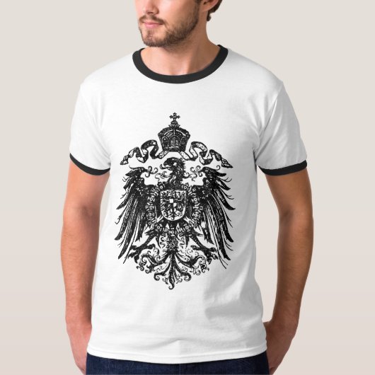 T-shirt Allemand impérial Eagle (Devant)