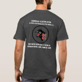 T-shirt Allemand Luftwaffe - aile 51 de reconnaissance (Dos)