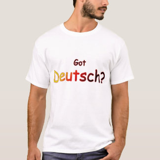 T-shirt Allemand obtenu ?
