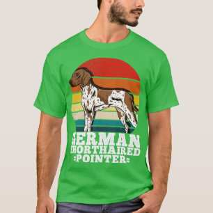 T-shirt Allemand Pointer Pointer Dog Propriétaire Retro