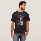 T-shirt Allemand Shorthair Pointer GSP Maman DAD 1 (Devant entier)