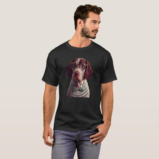T-shirt Allemand Shorthair Pointer GSP Maman DAD 1 (Devant entier)