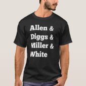T-shirt Allen Et Diggs, Miller Et White Et Company (Devant)