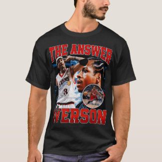 T-shirt Allen Iverson La réponse Basketball Légende Signat
