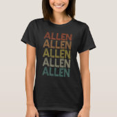 T-shirt Allen Vintage Retro (Devant)