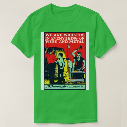 T-shirt Allentown Pennsylvanie 1910 (Design devant)