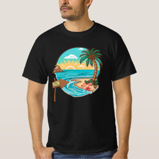T-shirt Aller à la plage