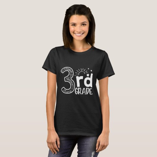 T-shirt Aller à l'équipe d'enseignants de 3e année et 3e a (Devant entier)