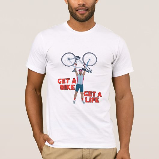 T-shirt Aller à vélo (Devant)