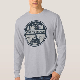 T-shirt Aller-au-soleil Route montana moto