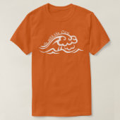 T-shirt Aller Avec Le Flow Curling Vagues Doodle Summer Ad (Design devant)