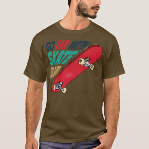 T-shirt Aller Plus Loin Avec Ski