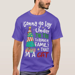 T-shirt Aller s'allonger sous l'arbre pour rappeler à ma f