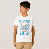 T-shirt Aller Sauter Dans Le Lac (Devant entier)