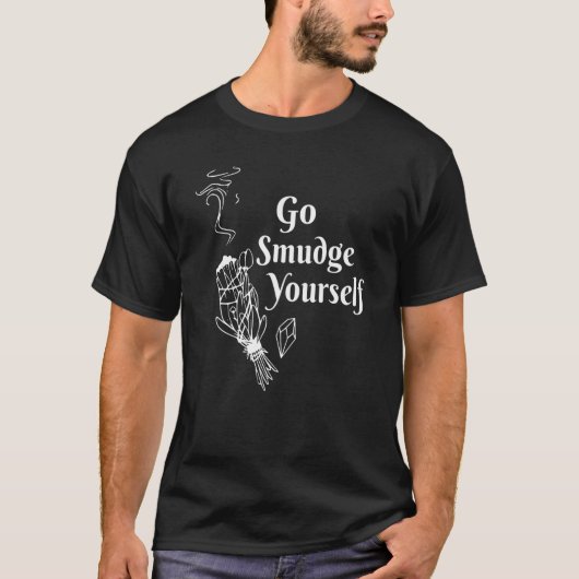 T-shirt Aller Smudge Yourself Trending Present Noël HLW Fr (Devant)