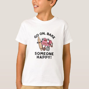 T-shirt Aller Sur Cuire Quelqu'Un Joyeux Boulanger Outils