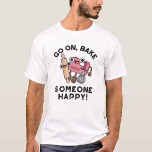 T-shirt Aller Sur Cuire Quelqu'Un Joyeux Boulanger Outils