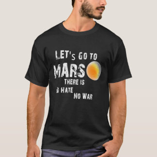 T-shirt Aller sur Mars