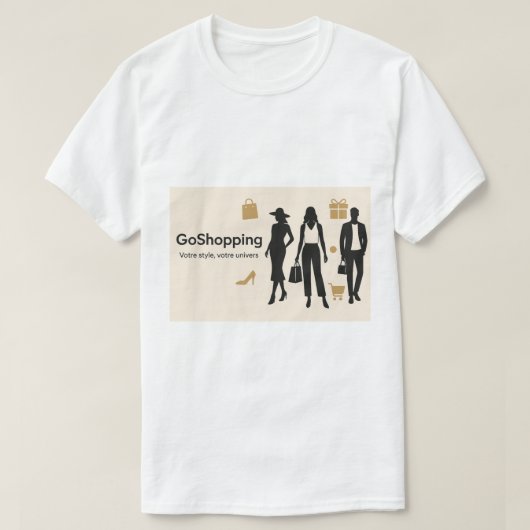 T-shirt AllerAShopper (Design devant)