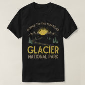 T-shirt AllerAuParc national des Glaciers du chemin Sun Ré (Design devant)