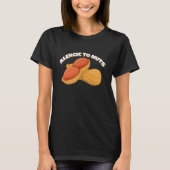 T-shirt Allergic to Nuts Healthy Delicious Peanuts (Devant)