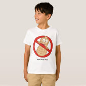 T-shirt Allergie 2 d'arachide (personnalisable) (Devant entier)