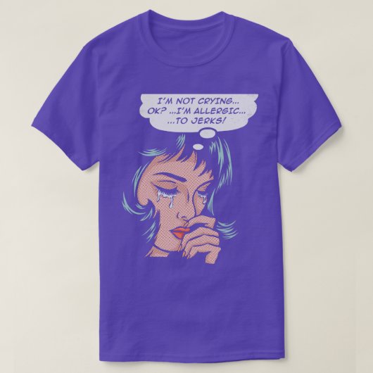 T-shirt Allergie à Jerks (Design devant)