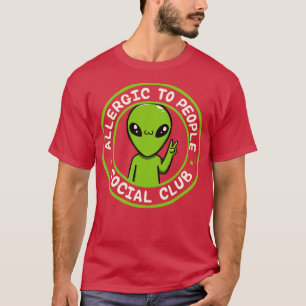 T-shirt Allergie à People Social Club Funny par Tobe Fonse