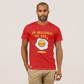 T-shirt Allergie aux oeufs allergie sensibilisation (Devant entier)