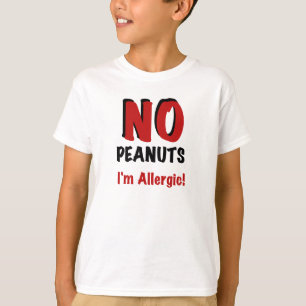 T-shirt Allergie d'arachide