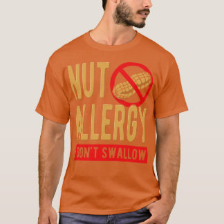 T-shirt Allergie De Nut Je Ne Vide Pas
