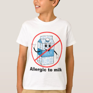 T-shirt Allergie du lait