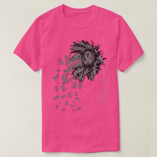 T-shirt Allergies Sensibilisation Tournesol fleurs de ruba (Design devant)