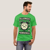 T-SHIRT ALLERGIQUE AU MATIN (Devant entier)