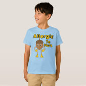 T-shirt Allergique aux noix (Devant entier)