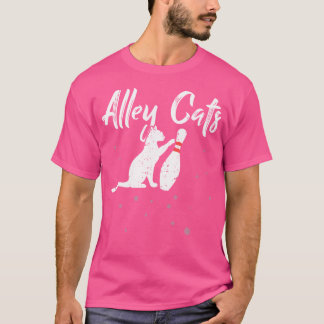 T-shirt Alley Cat Funny Bowler Bowler