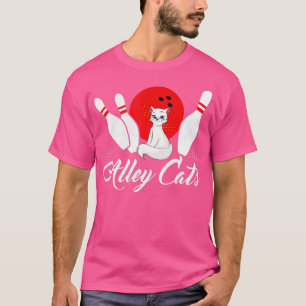 T-shirt Alley Cat Funny Bowler Bowler Bowler 1
