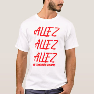 T-SHIRT ALLEZ-ALLEZ-ALLEZ-LIVERPOOL--FOOTBALL-T-SHIRT