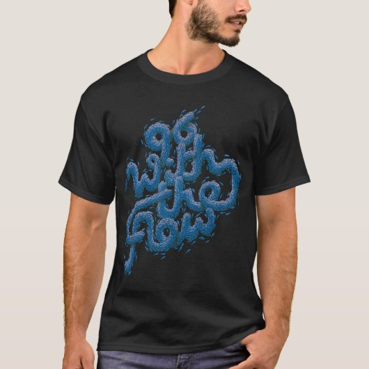 T-shirt Allez avec le courant ! (Devant)