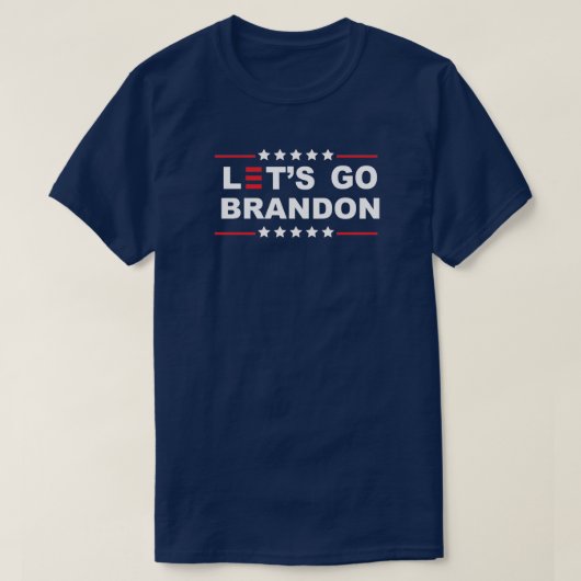 T-shirt Allez Brandon Anti Joe Biden Chant (Design devant)