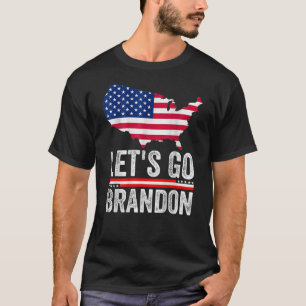 T-shirt Allez Brandon Drapeau Lunettes de soleil amusantes