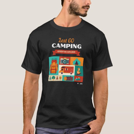 T-shirt Allez Camping Adventure Explorer Parc National O (Devant)